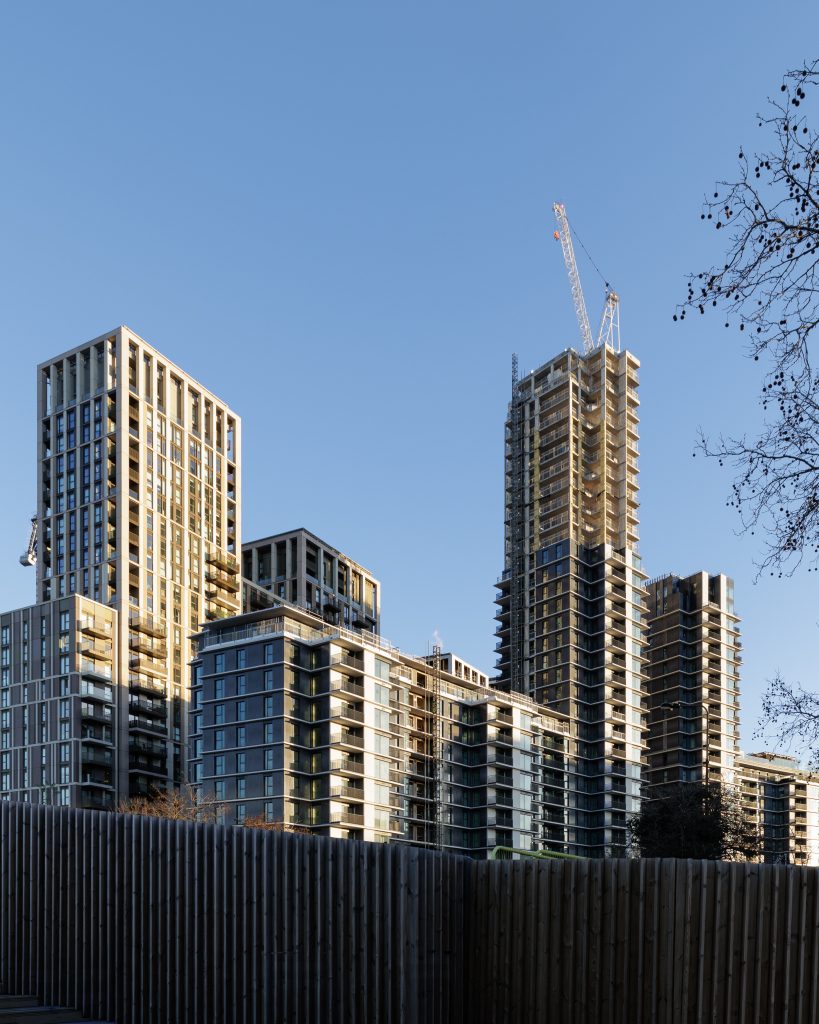 Professional property photography of a residential development in White City, London.